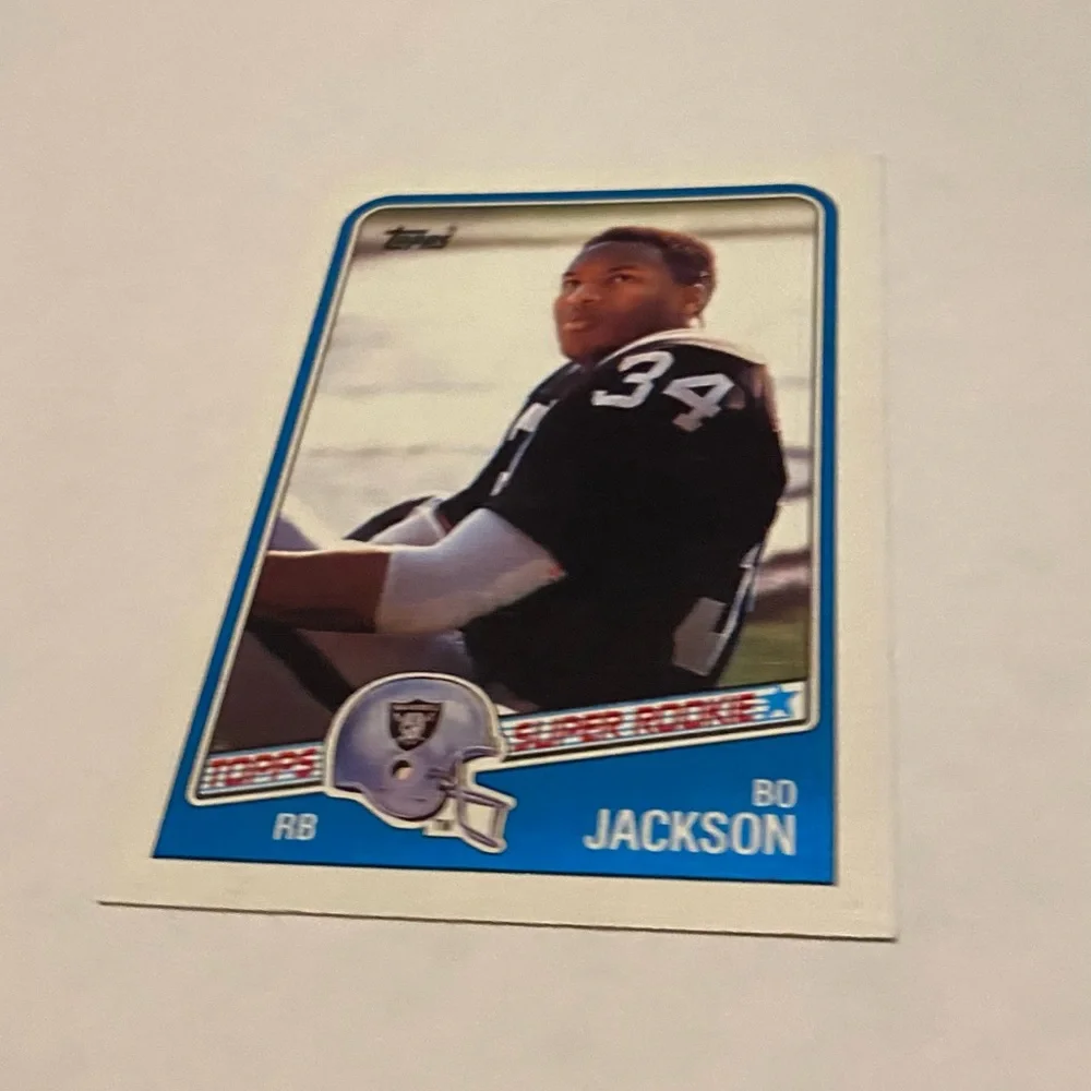 Topps Football Card bo jackson